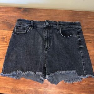 Black Loft size 12 denim shorts